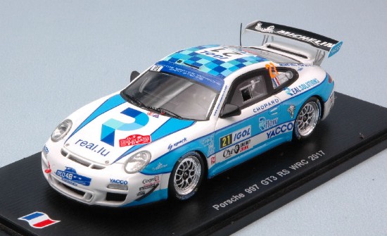 Immagine di PORSCHE 997 GT3 N.21 18th T.DE CORSE WRC 2017 P.CHIAPPE-R.DUMAS 1:43