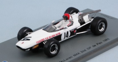Immagine di MC LAREN M4A N.14 2nd GP DE PAU F2 1968 ROBIN WIDDOWS 1:43