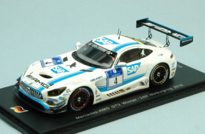 Immagine di MERCEDES GT3 N.4 WINNER 24 H NURBURGRING 2016 SCHNEIDER-ENGEL 1:43