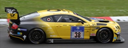 Immagine di BENTLEY GT3 N.38 7th 24 H NURBURGRING 2016 BRUCK-MENZEL-SMITH 1:43