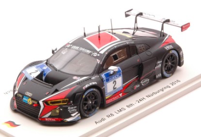 Immagine di AUDI R8 LMS N.2 8th 24 H NURBURGRING 2016 LEONARD-FRIJNS 1:43
