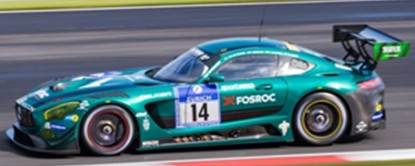 Immagine di MERCEDES GT3 N.14 24 H NURBURGRING 2016 AL FAISAL-"GERWIN"-DONTJE 1:43