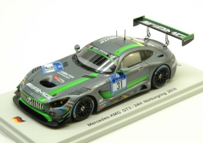 Immagine di MERCEDES GT3 N.31 24 H NURBURGRING 2016 BUHK-MUCKE-HOHENADEL 1:43