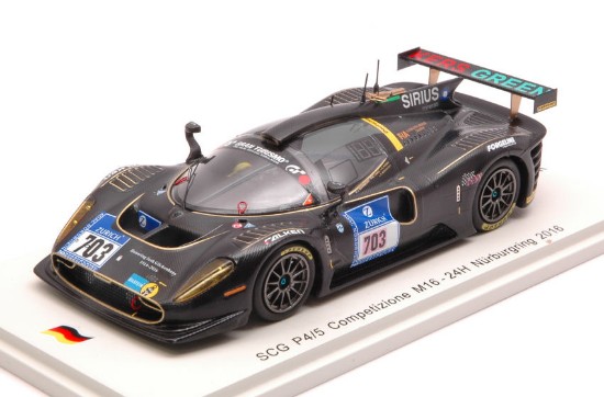 Immagine di SCG P4/5 M16 N.703 24 H NURBURGRING 2016 BOVINGDON-LAUCK-HARRIS 1:43