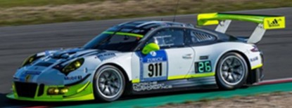 Immagine di PORSCHE 911 GT3 N.911 24 H NURBURGRING 2016 TANDY-ESTRE-BAMBER 1:43