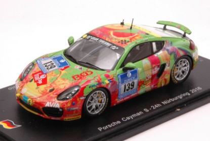 Immagine di PORSCHE CAYMAN S N.139 24 H NURBURGRING 2016 HAENER-FOLLET-VICENZI 1:43
