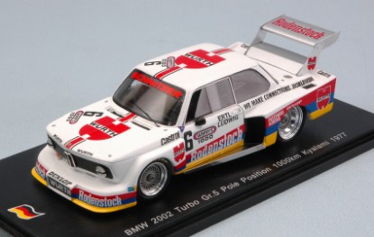Immagine di BMW 2002 TURBO GR.5 N.6 POLE POSITION 1000 KM KYALAMI 1977 K.LUDWIG 1:43