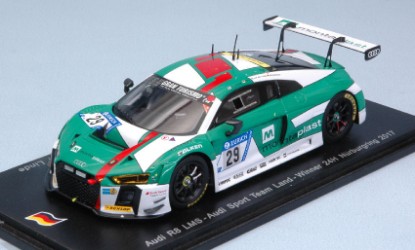 Immagine di AUDI R8 LMS N.29 WINN.NURBURGR.2017 DE PHIL.-WINKEL.-VAN DER LINDE 1:43