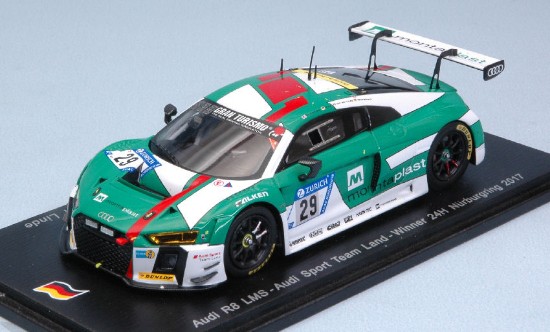 Immagine di AUDI R8 LMS N.29 WINN.NURBURGR.2017 DE PHIL.-WINKEL.-VAN DER LINDE 1:43