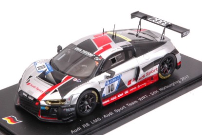 Immagine di AUDI R8 LMS N.10 NURBURGRING 2017 STIPPLER-RAST-VERVISCH-MULLER 1:43