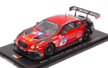 Immagine di BENTLEY CONTINENTAL GT3 N.36 NURBURGRING 2017 KANE-SMITH-SOULET 1:43