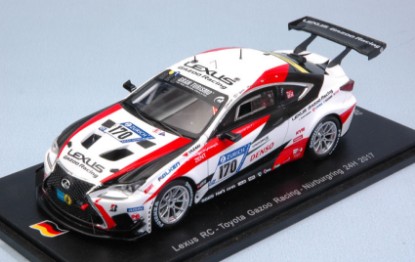 Immagine di LEXUS RC N.170 25th 24 H NURBURGRING 2017 IGUCHI-MATSUI-GAMO-YABUKI 1:43