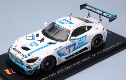 Immagine di MERCEDES GT3  N.1 5th NURBURGR.2017 ENGEL-CHRISTOD.-BUURMAN-METZGER 1:43