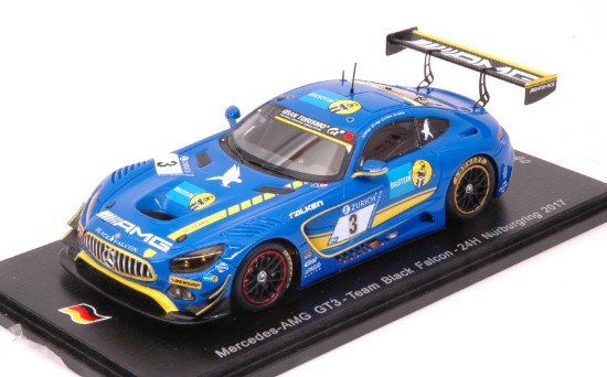 Immagine di MERCEDES GT3  N.3 23th NURBURGR.2017 MULLER-JAGER-ENGEL-SEYFFHART 1:43