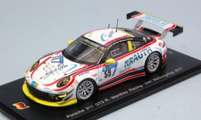 Immagine di PORSCHE 911 GT3 R N.59 NURBURGRING 2017  SMITH-WALLS-PROCZYK-MULLER 1:43