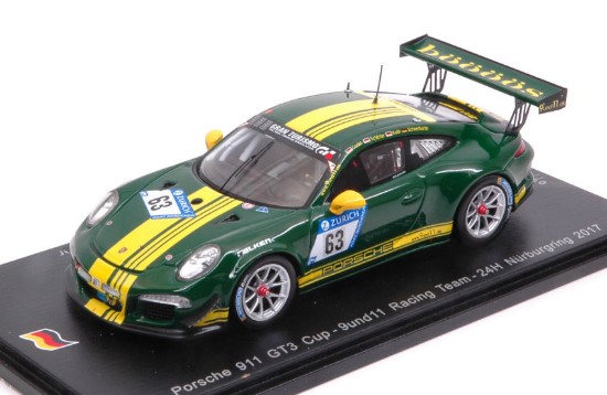 Immagine di PORSCHE 911 GT3  N.63 NURBURGR.2017 SCHEERBARTH-KOLB-GODER-SCHLUTER1:43