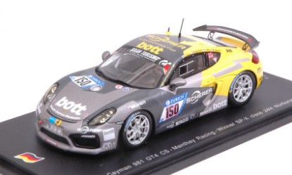 Immagine di PORSCHE CAYMAN 981 N.150 NURBUR.2017 BREUER-HOBERHEIM-KERN-HENNERICI1:43