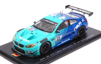 Immagine di BMW M6 GT3 N.33 8th 24 H NURBURGRING 2017 DUMBRECK-IMPERATORI-DUSS.1:43