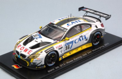 Immagine di BMW M6 GT3 N.98 2nd 24 H NURBURGRING 2017 PALTTALA-SIMS-CATSBURG 1:43