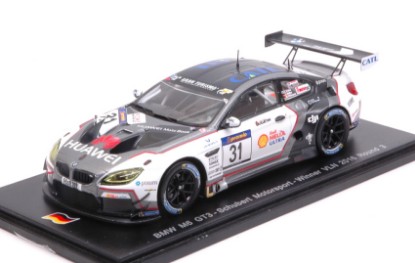 Immagine di BMW M6 GT3 N.31 WINNER VLN 2016 ROUND 3 MULLER-WITTMAN-KROHN 1:43