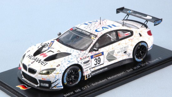 Immagine di BMW M6 N.39 2nd VLN 2016 ROUND 3 L.LUHR-M.TOMCZYK-J.EDWARDS 1:43