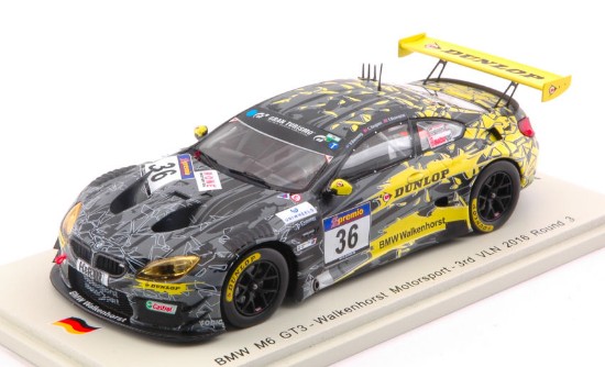 Immagine di BMW M6 N.36 3rd VLN 2016 ROUND 3 KROGNES-BOUVENG-BLOMQVIST 1:43