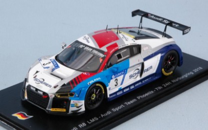 Immagine di AUDI R8 N.3 7th 24 H NURBURGRING 2018 HAASE-STIPPLER-VERVISCH-MULLER