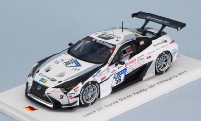 Immagine di LEXUS LC N.56 24 H NURBURGRING 2018 TSUCHIYA-MATSUI-GAMOU-NAKAYAMA 1:43