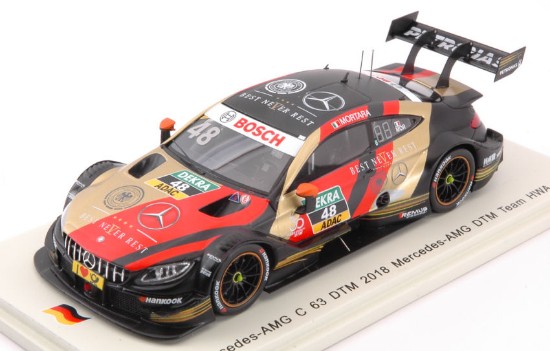 Immagine di MERCEDES C63 N.48 DTM 2018 EDOARDO MORTARA 1:43