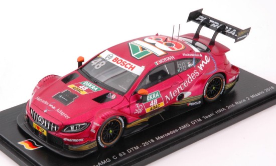 Immagine di MERCEDES C63 N.48 2nd RACE 2 MISANO DTM 2018 EDOARDO MORTARA 1:43