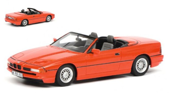 Immagine di BMW 850i CABRIO RED 1:18