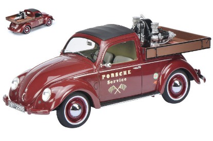 Immagine di VW KAFER PICK UP "PORSCHE SERVICE" W/CARRERA MOTOR 1:18