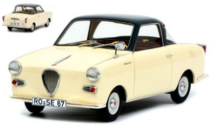 Immagine di GOGGOMOBILE COUPE  TS 250 1957 CREAM 1:18
