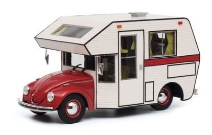 Immagine di CAMPER VW KAFER MOTORHOME RED 1:18
