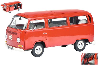 Immagine di VW T 2 A "EDITION 50th ANNIV.VW T2 1967-2017" BUS RED 1:18