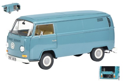 Immagine di VW T 2 A "EDITION 50th ANN.VW T2 1967-2017" KASTENWAGEN PASTEL BLUE 1:18