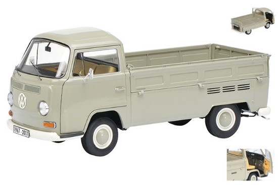 Immagine di VW T 2 A "EDITION 50th ANN.VW T2 1967-2017" PRITSCHENWAGEN BEIGE 1:18