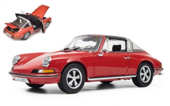 Immagine di PORSCHE 911 S TARGA RED 1:18
