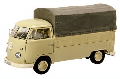 Immagine di VW T1B PICK UP CANVAS BEIGE 1:18
