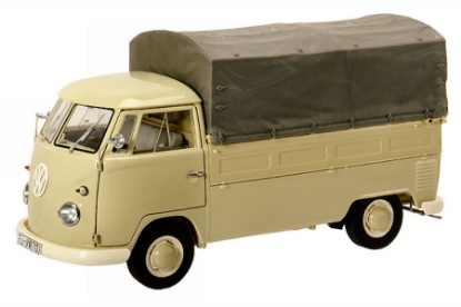 Immagine di VW T1B PICK UP CANVAS BEIGE 1:18