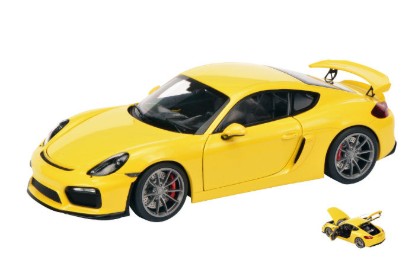 Immagine di PORSCHE CAYMAN GT4 2015 YELLOW 1:18