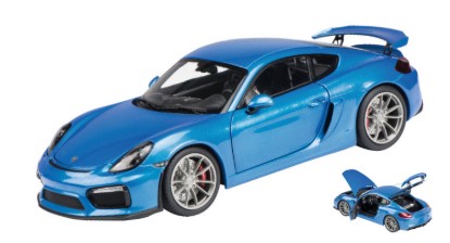 Immagine di PORSCHE CAYMAN GT4 BLUE 1:18