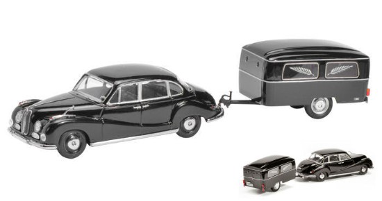 Immagine di BMW 502 MIT BESTATTUNGSANHANGER BLACK 1:43