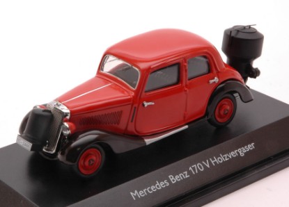 Immagine di MERCEDES 170V 1939 WITH GASIFER RED 1:43
