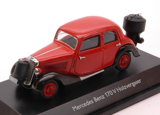 Immagine di MERCEDES 170V 1939 WITH GASIFER RED 1:43