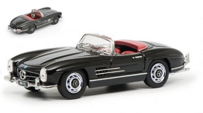 Immagine di MERCEDES 300SL ROADSTER BLACK 1:43
