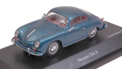 Immagine di PORSCHE 356A COUPE  METALLIC BLUE 1:43
