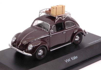 Immagine di VW KAFER C/PORTAPACCHI BROWN 1:43