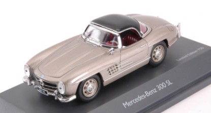 Immagine di MERCEDES 300SL CHAMPAGNE W/BLACK ROOF LIM.750 1:43
