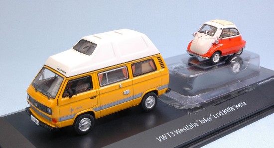 Immagine di VW T3 WESTFALIA "JOKER" W/BMW ISETTA 1:43